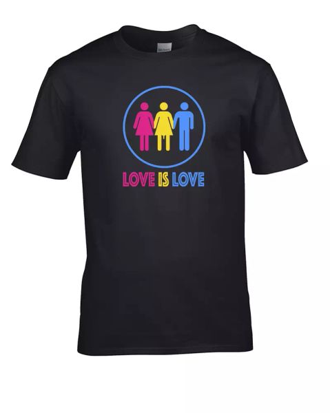 love is love- pansexual pride icon- pink, blue yellow graphic sign men's t-shirt, White;black
love is love- pansexual pride icon- pink, blue yellow graphic sign men's t-shirt, White;black