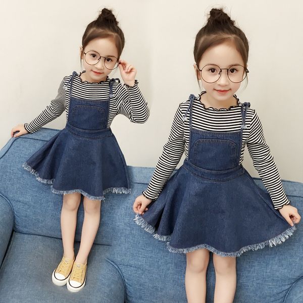 spring and autumn baby kids clothes girls striped snit shirt + denim skirt 2 pieces 1-9 years old childrens clothing kids sets, Camo
spring and autumn baby kids clothes girls striped snit shirt + denim skirt 2 pieces 1-9 years old childrens clothing kids sets, Camo