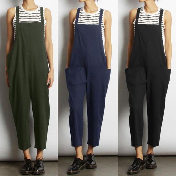 women's jumpsuits & rompers women's suspender 2022 plus size linen overalls vintage summer pants female strap pantalon playsuits, Black;white
women's jumpsuits & rompers women's suspender 2022 plus size linen overalls vintage summer pants female strap pantalon playsuits, Black;white