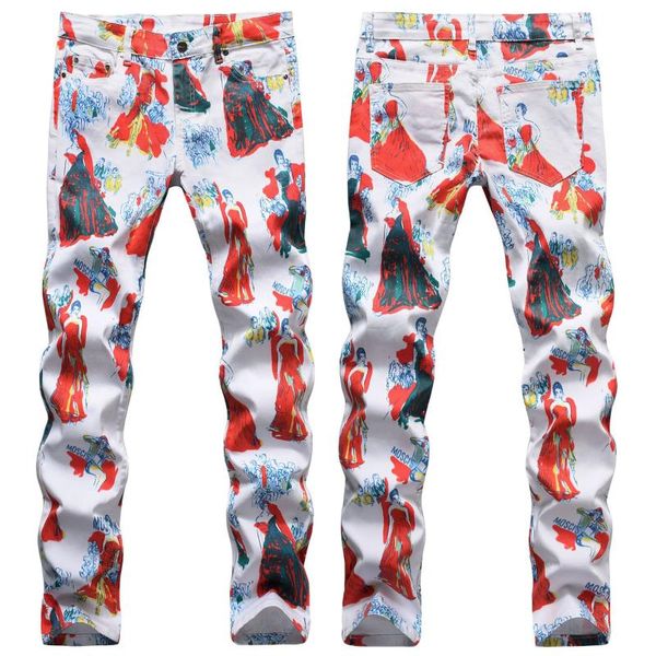 men's jeans arrive slim stretch beautify full print street fashion pants light luxury stylish casual, Blue
men's jeans arrive slim stretch beautify full print street fashion pants light luxury stylish casual, Blue
