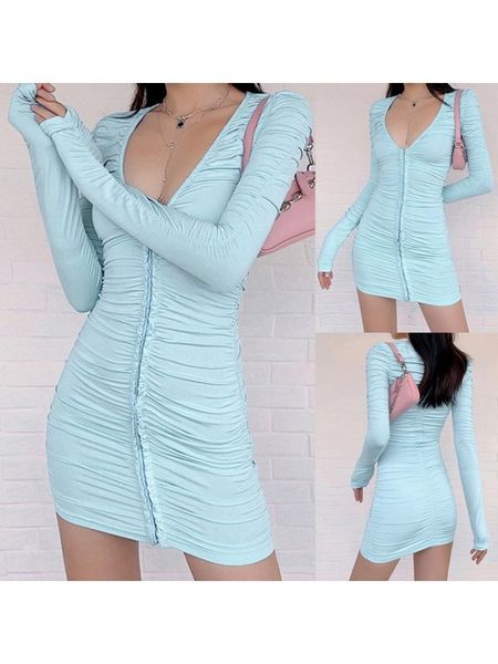 casual dresses women long sleeve v-neck ruched stacked single breasted bodycon mini dress 6xda, Black;gray
casual dresses women long sleeve v-neck ruched stacked single breasted bodycon mini dress 6xda, Black;gray
