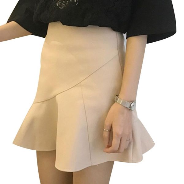 skirts women fashion elegant korean high waist a-line ruffles mini skirt female office work saias students all match, Black
skirts women fashion elegant korean high waist a-line ruffles mini skirt female office work saias students all match, Black