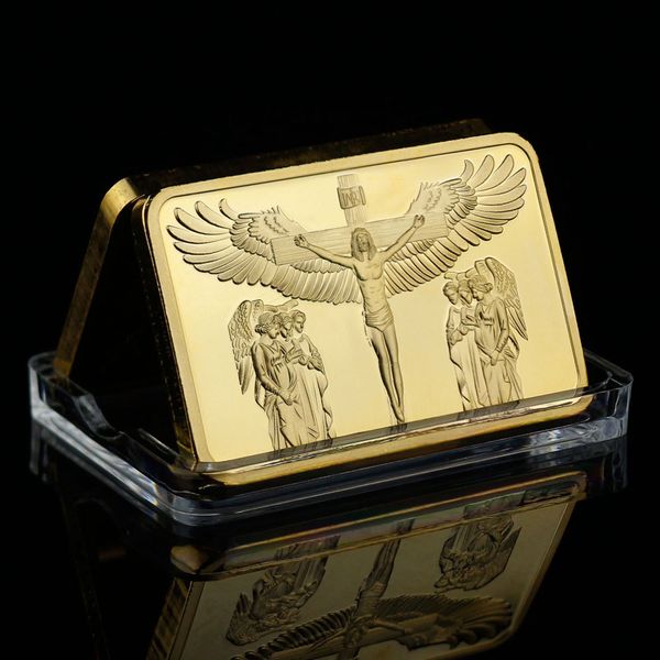 10pcs non magnetic jesus bar madonna cllection art christianity stations of the cross commemorative coin collectible gift souvenir gold plat
10pcs non magnetic jesus bar madonna cllection art christianity stations of the cross commemorative coin collectible gift souvenir gold plat
