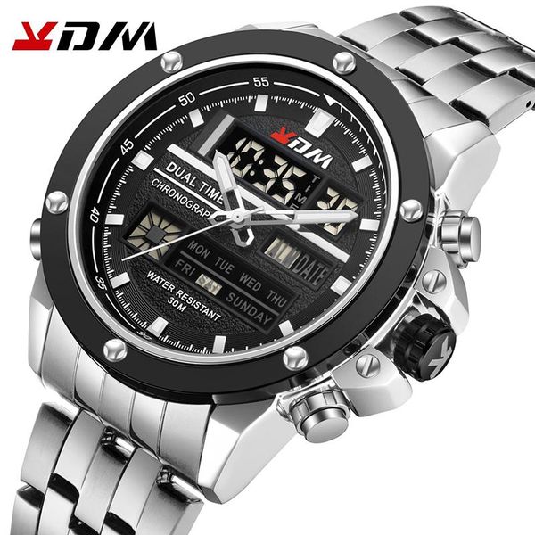 wristwatches kdm brand men quartz wrist sport mens military waterproof led digital display chronograph alarm luminous watches masculino, Slivery;brown
wristwatches kdm brand men quartz wrist sport mens military waterproof led digital display chronograph alarm luminous watches masculino, Slivery;brown