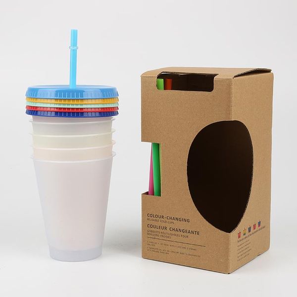 mugs 5 color changing confetti reusable plastic tumbler with lid &straw cold cup for drinks accessories kitchen tools
mugs 5 color changing confetti reusable plastic tumbler with lid &straw cold cup for drinks accessories kitchen tools