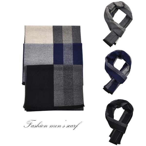scarves men's knitted scarf 2021 winter cashmere for men european and american shawl plaid male, Blue;gray
scarves men's knitted scarf 2021 winter cashmere for men european and american shawl plaid male, Blue;gray
