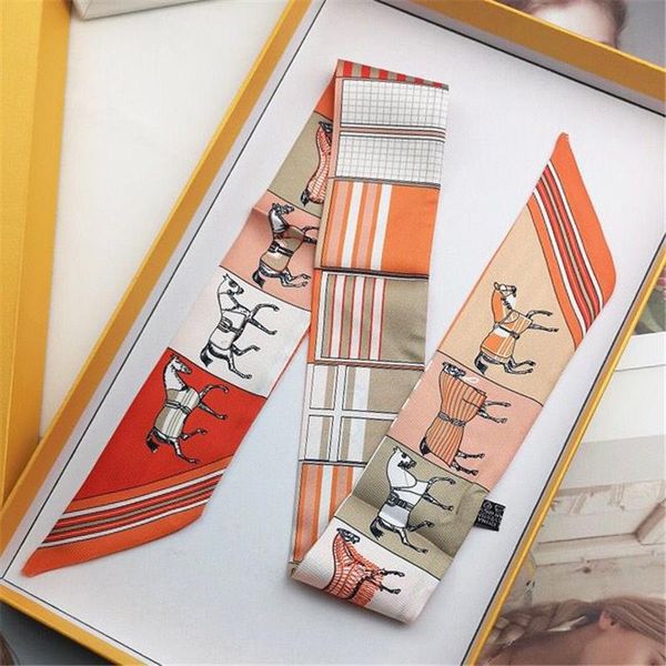 scarves 5*90cm luxury silk scarf horse print lady riband bags small ribbon hair band handkerchief spring summer skinny scarfs, Blue;gray 
scarves 5*90cm luxury silk scarf horse print lady riband bags small ribbon hair band handkerchief spring summer skinny scarfs, Blue;gray