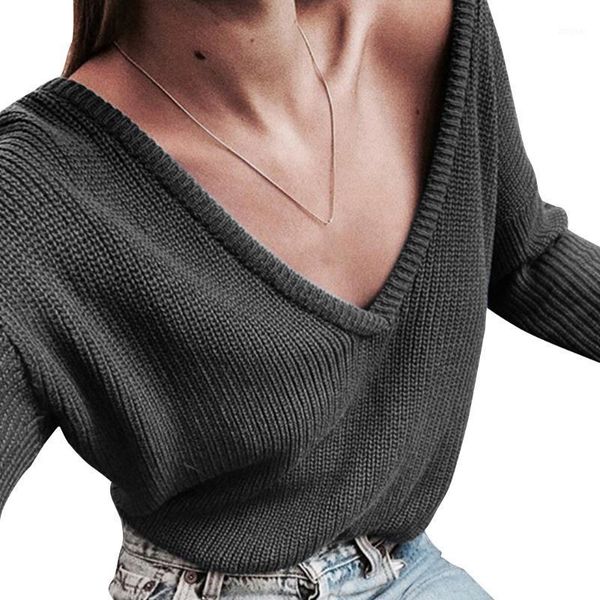 women's sweaters casual autumn loose women sweater solid knitting street deep v neck long sleeve daily winter dating shopping soft, White;black
women's sweaters casual autumn loose women sweater solid knitting street deep v neck long sleeve daily winter dating shopping soft, White;black