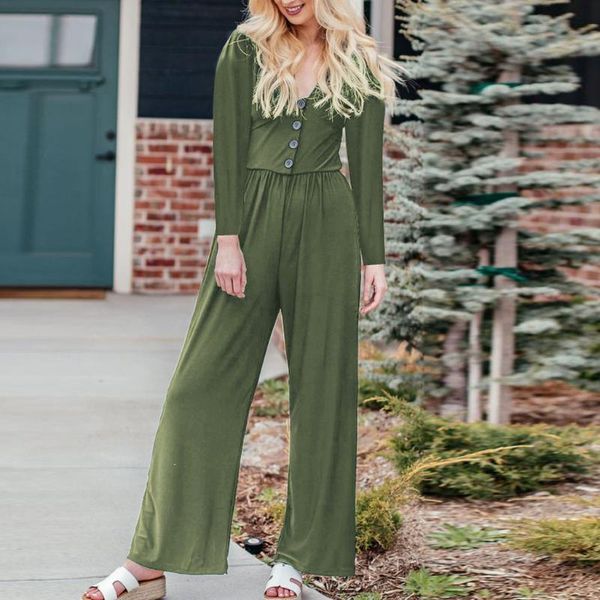 women's jumpsuits & rompers women 2021 long sleeve bodysuit casual o neck high waisted wide playsuits beach jumpsuit drop#xb30, Black;white
women's jumpsuits & rompers women 2021 long sleeve bodysuit casual o neck high waisted wide playsuits beach jumpsuit drop#xb30, Black;white