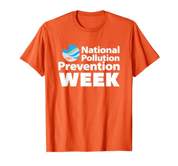 pollution prevention week t-shirt, White;black 
pollution prevention week t-shirt, White;black