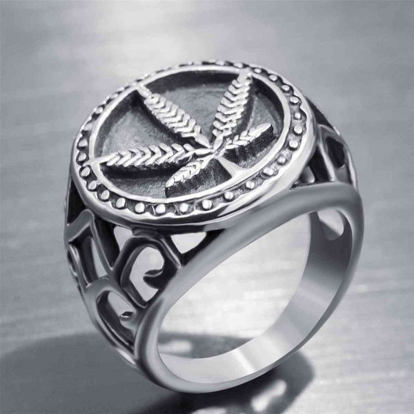 selling plated ring beset selling maple leaf men's fashion personality punk alloy, Silver
selling plated ring beset selling maple leaf men's fashion personality punk alloy, Silver