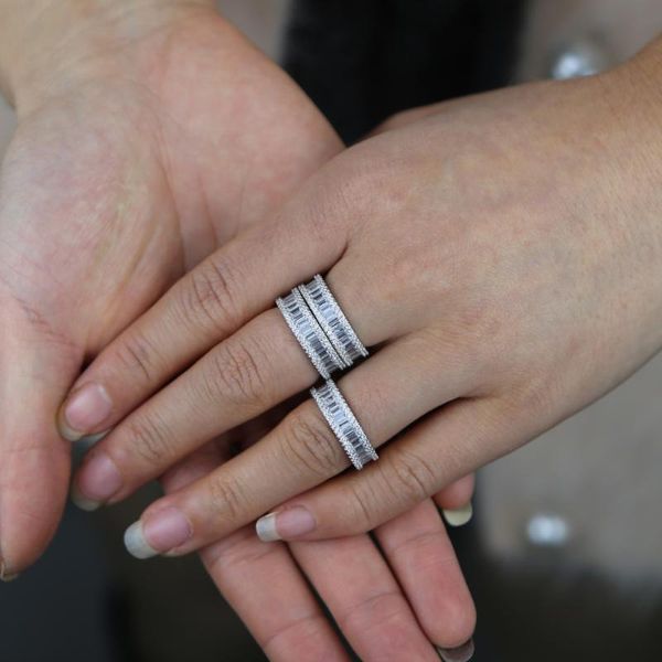 wedding rings drop iced out bling full cubic zirconia engagement band baguette 5a cz women fashion personality silver color, Slivery;golden
wedding rings drop iced out bling full cubic zirconia engagement band baguette 5a cz women fashion personality silver color, Slivery;golden