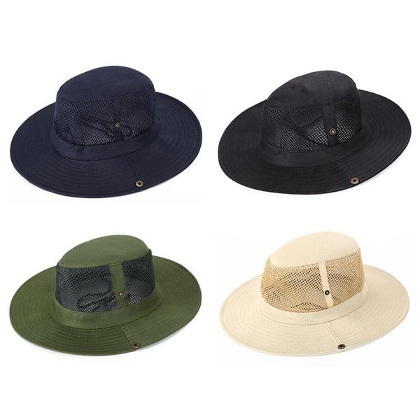 cloches outdoor sports hat men camping fishing mountaineering mesh breathable jungle equipment 4 colors, Blue;gray
cloches outdoor sports hat men camping fishing mountaineering mesh breathable jungle equipment 4 colors, Blue;gray