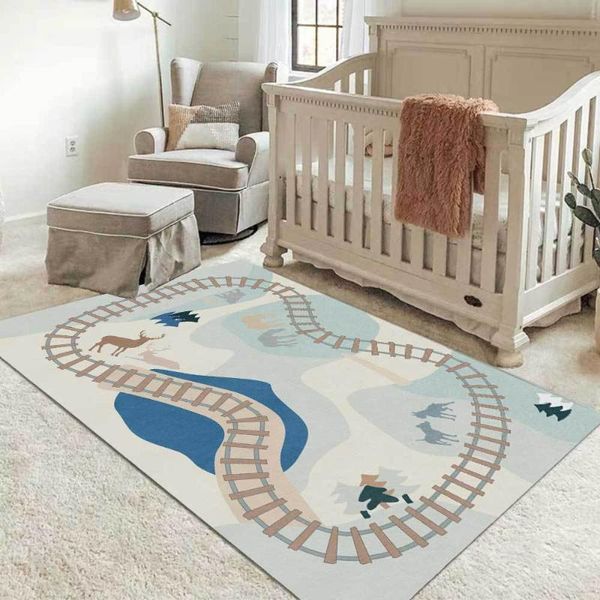 carpets modern children's room rugs cartoon blue forest train road carpet living bedroom bedside baby play floor mat custom
carpets modern children's room rugs cartoon blue forest train road carpet living bedroom bedside baby play floor mat custom