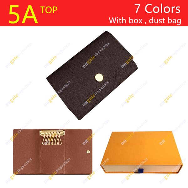 men and women designer 6 key holder m62630 floral&chessboard key case gift box packaging spot cover car keys case, Red;blue
men and women designer 6 key holder m62630 floral&chessboard key case gift box packaging spot cover car keys case, Red;blue