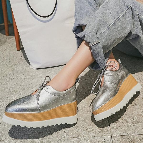 dress shoes fashion sneakers women lace up cow leather wedges high heel pumps female low square toe platform oxfords casual, Black
dress shoes fashion sneakers women lace up cow leather wedges high heel pumps female low square toe platform oxfords casual, Black