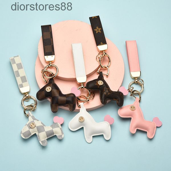 key chain korean leather pony men's and women's personalized car bag pendant, Silver
key chain korean leather pony men's and women's personalized car bag pendant, Silver