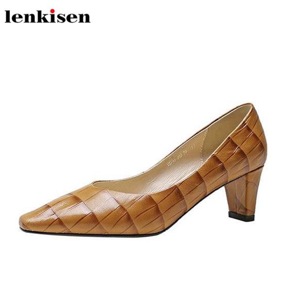 lenkisen 2021 genuine leather square toe shallow high hells appliques solid retro fashion daily wear slip on women pumps l30 dress shoes, Black
lenkisen 2021 genuine leather square toe shallow high hells appliques solid retro fashion daily wear slip on women pumps l30 dress shoes, Black