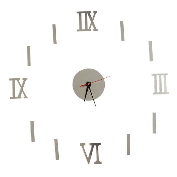 wall clocks chic diy adhesive silver vintage roman number frameless clock home decor
wall clocks chic diy adhesive silver vintage roman number frameless clock home decor