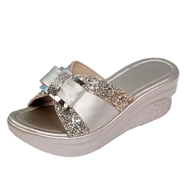 dress shoes slippers women's 2021 summer fashion trend outer wear sandals platform slope high heels glossy bow, Black
dress shoes slippers women's 2021 summer fashion trend outer wear sandals platform slope high heels glossy bow, Black