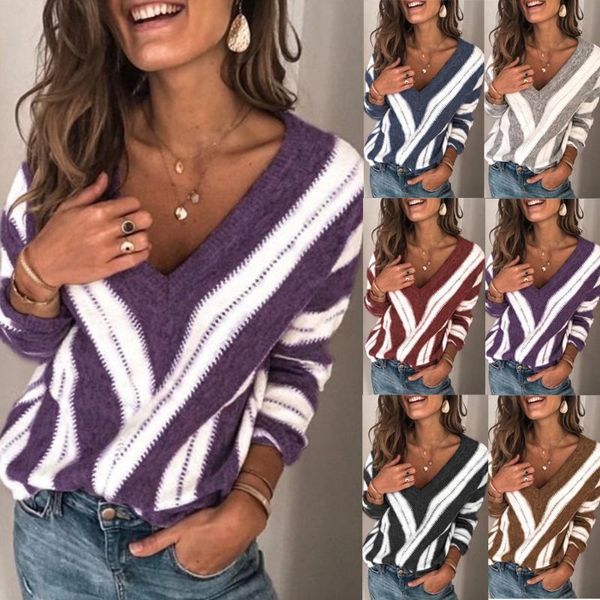 women's sweaters plus size for women v neck long sleeves knitted sweater pullovers casual winter clothes ropa de invierno mujer, White;black
women's sweaters plus size for women v neck long sleeves knitted sweater pullovers casual winter clothes ropa de invierno mujer, White;black