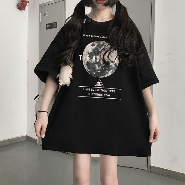 loose black print gothic grunge women t shirts punk harajuku moon peinted halloween party dropshipping female shirt, White
loose black print gothic grunge women t shirts punk harajuku moon peinted halloween party dropshipping female shirt, White