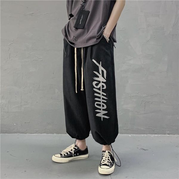 men's pants summer ins tide brand nine-point loose korean version of the wild straight-leg youth lantern casual, Black
men's pants summer ins tide brand nine-point loose korean version of the wild straight-leg youth lantern casual, Black