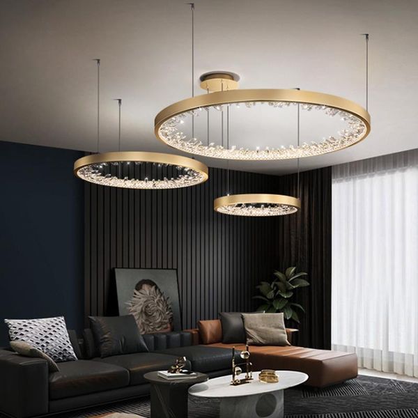 pendant lamps modern ring luxury crystal lights lustre bedroom living dining room indoor lighting villa decor hanging lamp fixture
pendant lamps modern ring luxury crystal lights lustre bedroom living dining room indoor lighting villa decor hanging lamp fixture