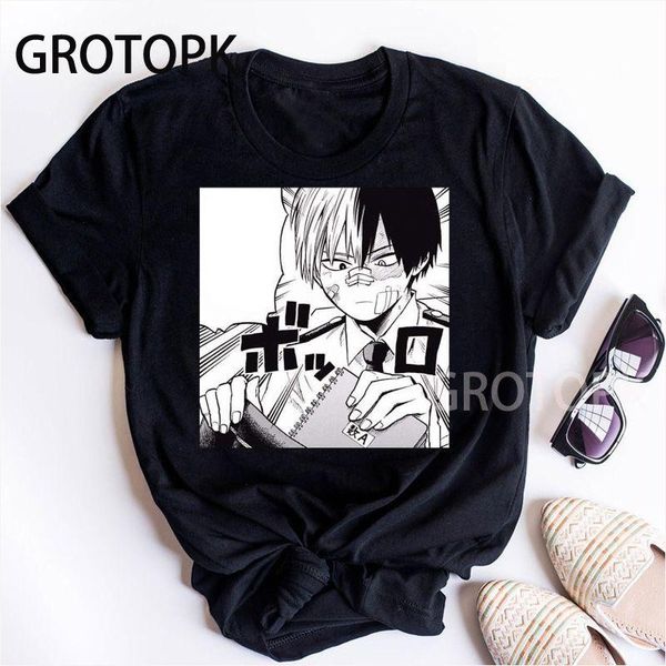women's t-shirt my hero academia todoroki so t-shirts ulzzang harajuku aesthetic streetwear tees fashion casual women, White
women's t-shirt my hero academia todoroki so t-shirts ulzzang harajuku aesthetic streetwear tees fashion casual women, White