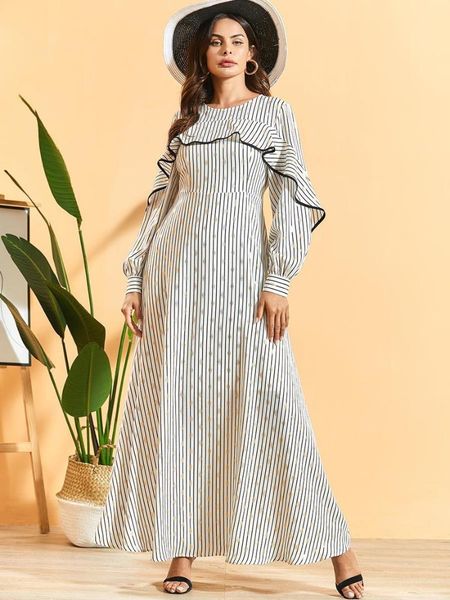 casual dresses ruffled long sleeve dress white striped gold stamp maxi a line plus size slim waist women clothing 2021 rh554, Black;gray
casual dresses ruffled long sleeve dress white striped gold stamp maxi a line plus size slim waist women clothing 2021 rh554, Black;gray