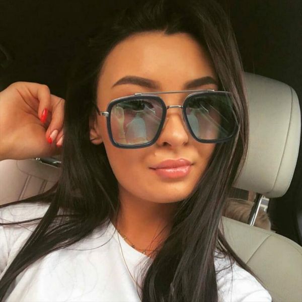 Tony Stark Sunglasses Iron Men Sun Glasses Rectangle Vintage Transparent Trendy Gothic Oculos, White;black
Tony Stark Sunglasses Iron Men Sun Glasses Rectangle Vintage Transparent Trendy Gothic Oculos, White;black