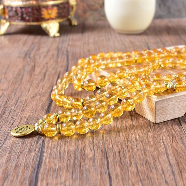 bead japamala natural citrine bracelet success and wealth meditation yoga spirit inspirational jewelry gift tennis, Golden;silver
bead japamala natural citrine bracelet success and wealth meditation yoga spirit inspirational jewelry gift tennis, Golden;silver