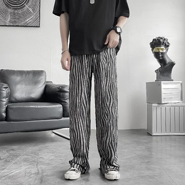 Men Casual Pants Zebra Strip Chic Harajuku High Street Hip Hop Retro Japan Style Loose Leisure Mopping Draped Teens Side-slit, Black
Men Casual Pants Zebra Strip Chic Harajuku High Street Hip Hop Retro Japan Style Loose Leisure Mopping Draped Teens Side-slit, Black