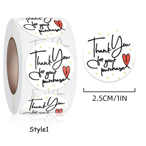 gift wrap 500pcs 1inch thank you stickers round seal label wedding birthday party decorations stationery handmade christmas gifts
gift wrap 500pcs 1inch thank you stickers round seal label wedding birthday party decorations stationery handmade christmas gifts