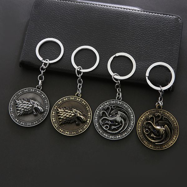 key chain 2021 ice and fire song surrounding drama badge family creative gift, Silver
key chain 2021 ice and fire song surrounding drama badge family creative gift, Silver