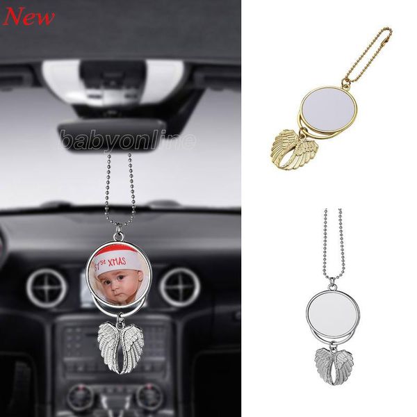 sublimation blank car pendant favor heat transfer round angel wings cars jewelry creative father's day gift pendants
sublimation blank car pendant favor heat transfer round angel wings cars jewelry creative father's day gift pendants