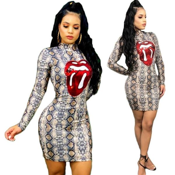 casual dresses arrival sparkly sequined sheath dress long sleeve turtleneck party women snakeskin printed fashion qm3674, Black;gray
casual dresses arrival sparkly sequined sheath dress long sleeve turtleneck party women snakeskin printed fashion qm3674, Black;gray