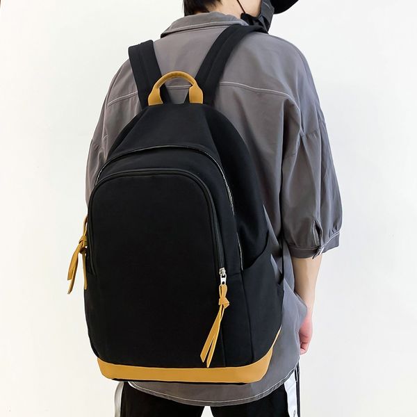 backpack solid canvas bag for men, college backpack, schoolbags teenage boys and girls zw8n
backpack solid canvas bag for men, college backpack, schoolbags teenage boys and girls zw8n