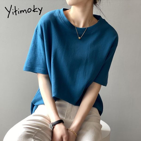 women's t-shirt yitimoky woman tshirts white cotton korean fashion short sleeve clothing 2021 summer pullover o-neck solid vintage top
women's t-shirt yitimoky woman tshirts white cotton korean fashion short sleeve clothing 2021 summer pullover o-neck solid vintage top