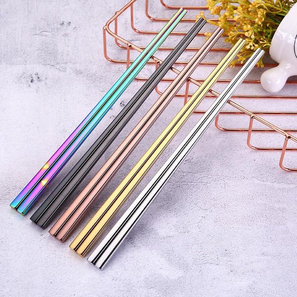 chopsticks qdrr 1 pair stainless steel metal chop sticks tableware silver gold multicolor wedding party festival supplies
chopsticks qdrr 1 pair stainless steel metal chop sticks tableware silver gold multicolor wedding party festival supplies
