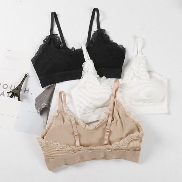 bras lace bh bralette lingerie rib elastic solid padded comfy for women anti-emptied fitness bra lenceria femenina, Red;black
bras lace bh bralette lingerie rib elastic solid padded comfy for women anti-emptied fitness bra lenceria femenina, Red;black