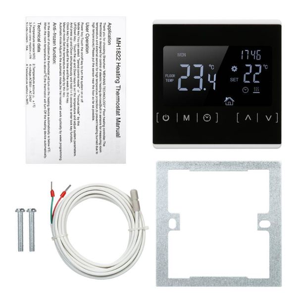 smart home control multifunctional lcd touched screen intelligent thermostat electric floor heating temperature controller
smart home control multifunctional lcd touched screen intelligent thermostat electric floor heating temperature controller