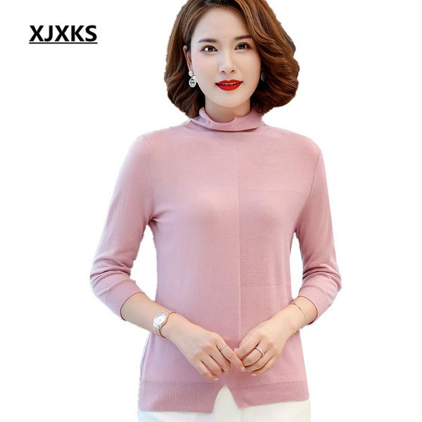 women's sweaters xjxks loose plus size women turtleneck sweater 2021 autumn winter high-end cashmere knitted pullover, White;black
women's sweaters xjxks loose plus size women turtleneck sweater 2021 autumn winter high-end cashmere knitted pullover, White;black
