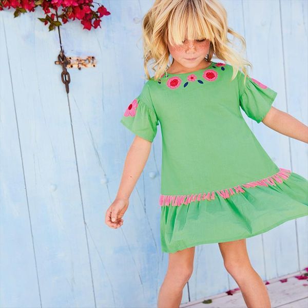 frocks for girls summer baby girl dress vestiods clothes toddler flower applique green kids 2 7 years 1198, Red;yellow
frocks for girls summer baby girl dress vestiods clothes toddler flower applique green kids 2 7 years 1198, Red;yellow