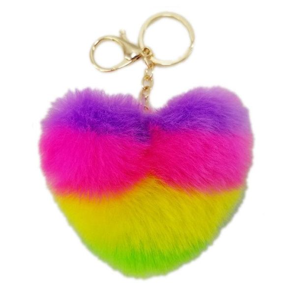 keychains heart pompoms keychain rainbow plush balls key chains decorative pendant for women bag accessories car fashion keyring, Silver
keychains heart pompoms keychain rainbow plush balls key chains decorative pendant for women bag accessories car fashion keyring, Silver