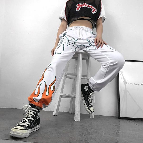 women's pants & capris womens haren korean fashion checkered straig loose sweat street flame printing casual trousers sweatpants, Black;white
women's pants & capris womens haren korean fashion checkered straig loose sweat street flame printing casual trousers sweatpants, Black;white