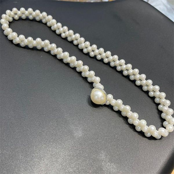 belts 2021 korean version women waist chain elegant lady pearl elastic belt with rhinestones inlaid large buckle sahes 1525, Black;brown
belts 2021 korean version women waist chain elegant lady pearl elastic belt with rhinestones inlaid large buckle sahes 1525, Black;brown