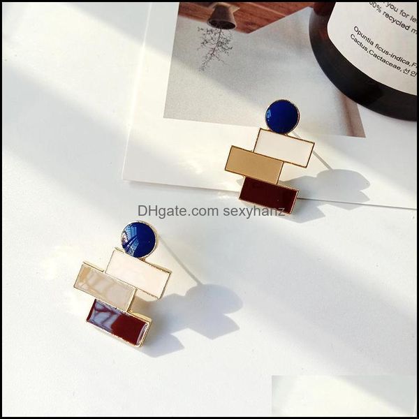stud earrings jewelry s1777 fashion s925 sier post glazed contrast color geometric drop delivery 2021 mydrd, Golden;silver
stud earrings jewelry s1777 fashion s925 sier post glazed contrast color geometric drop delivery 2021 mydrd, Golden;silver