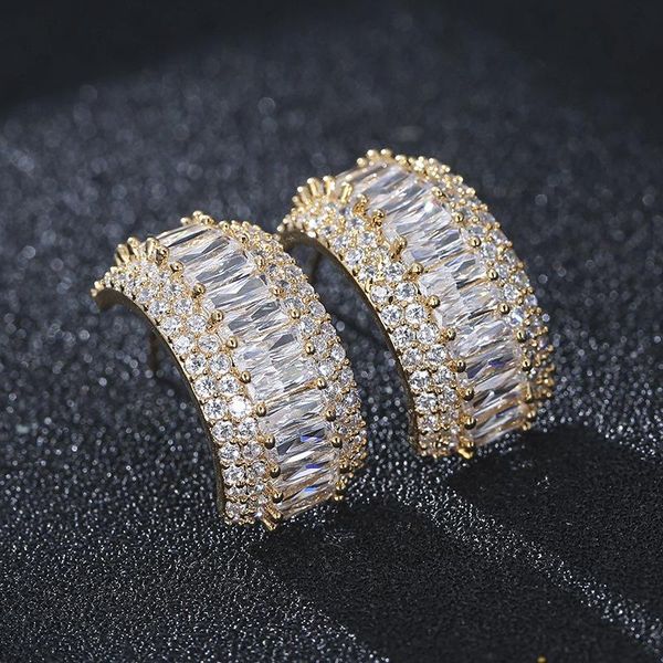 stud simple atmosphere fashion zircon earrings geometric gifts party jewelry birthday ladies accessories, Golden;silver
stud simple atmosphere fashion zircon earrings geometric gifts party jewelry birthday ladies accessories, Golden;silver