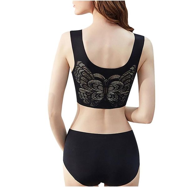 40# lace bra set/2pcs ladies women backless underwear set v-neck brassiere wireless bralette panties suit sports yoga outfit
40# lace bra set/2pcs ladies women backless underwear set v-neck brassiere wireless bralette panties suit sports yoga outfit